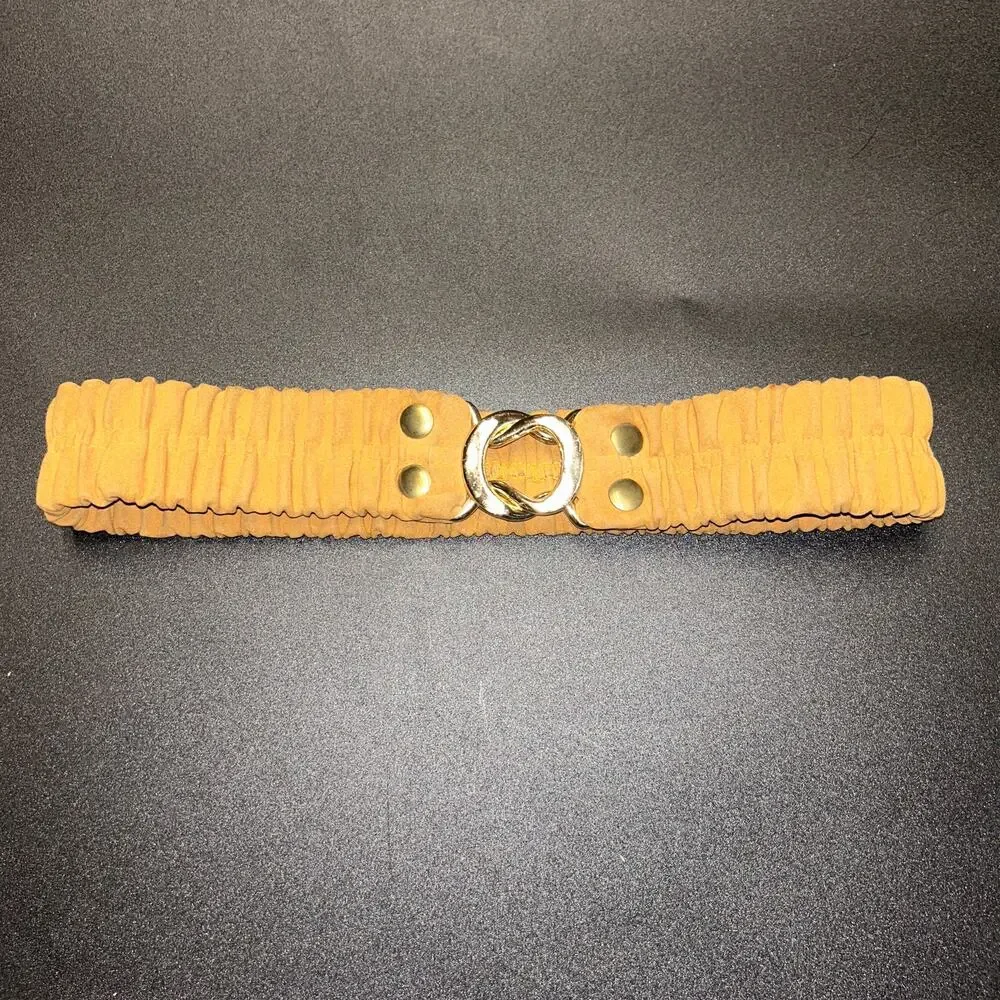 Women's Amber Tan Brown Stretch Cinch Broad Belt Women's